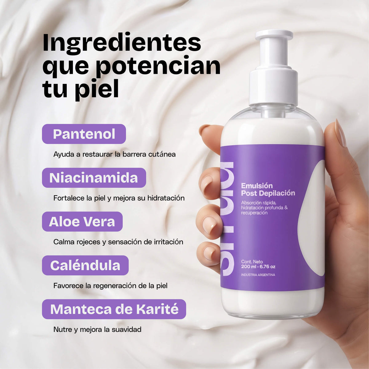 Emulsión Natural Post-Depilado (250ml)
