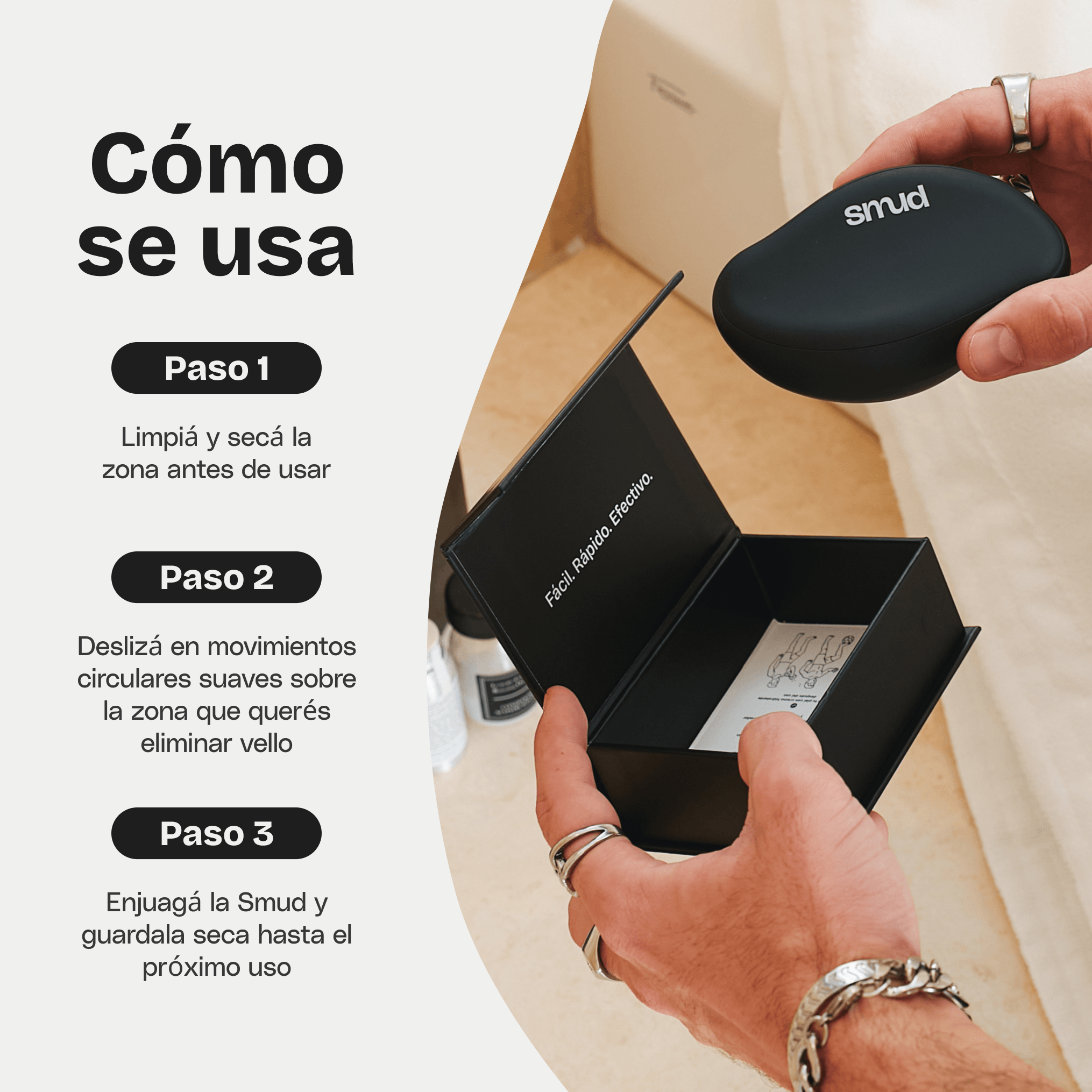 Borrador de Vello Smud Black