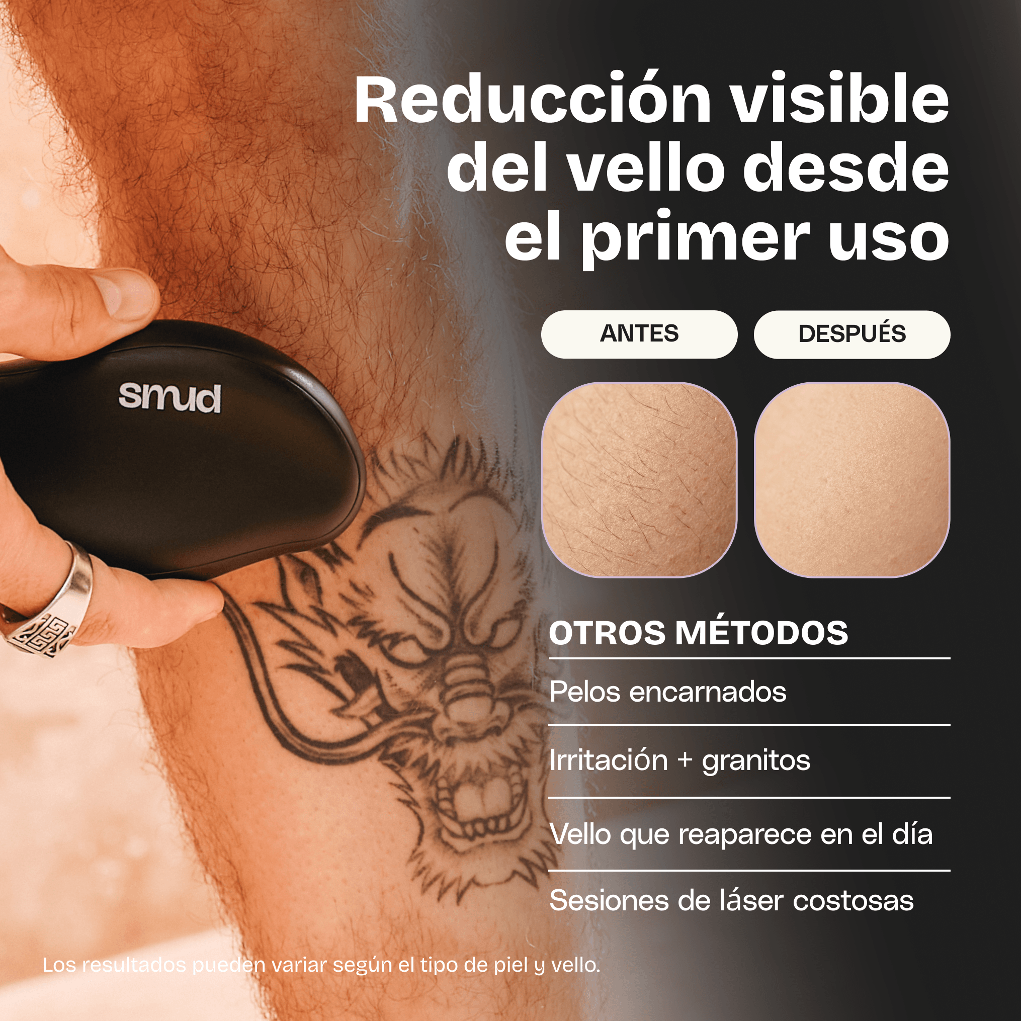 Borrador de Vello Smud Black