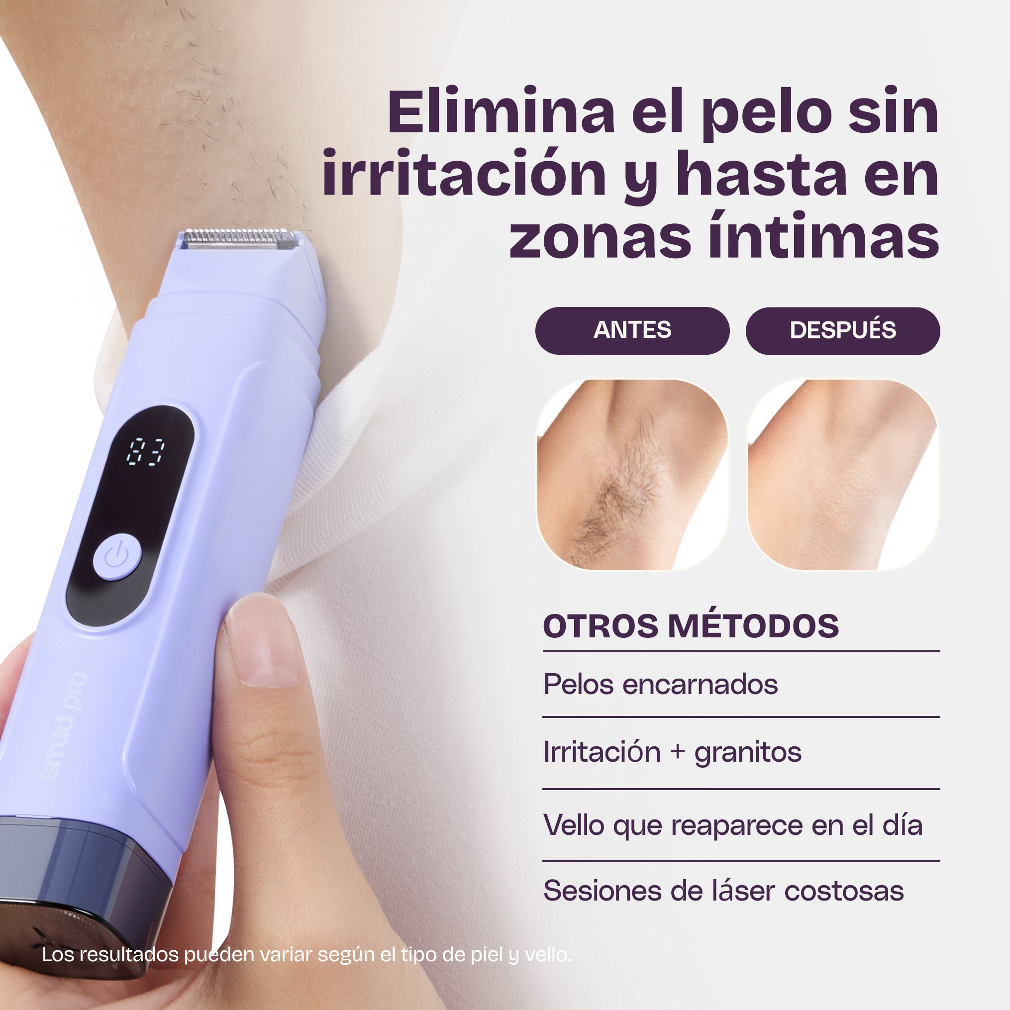 Depiladora Facial Corporal Smud Pro