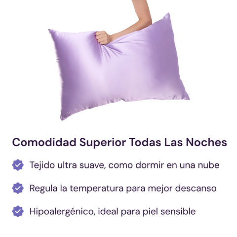 Smud Sleep® Funda de Almohada de Seda